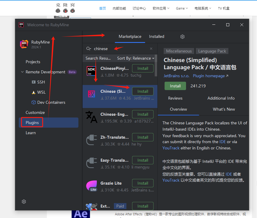 JetBrains RubyMine v2024.1 激活版 (Rails/Ruby集成开发环境)