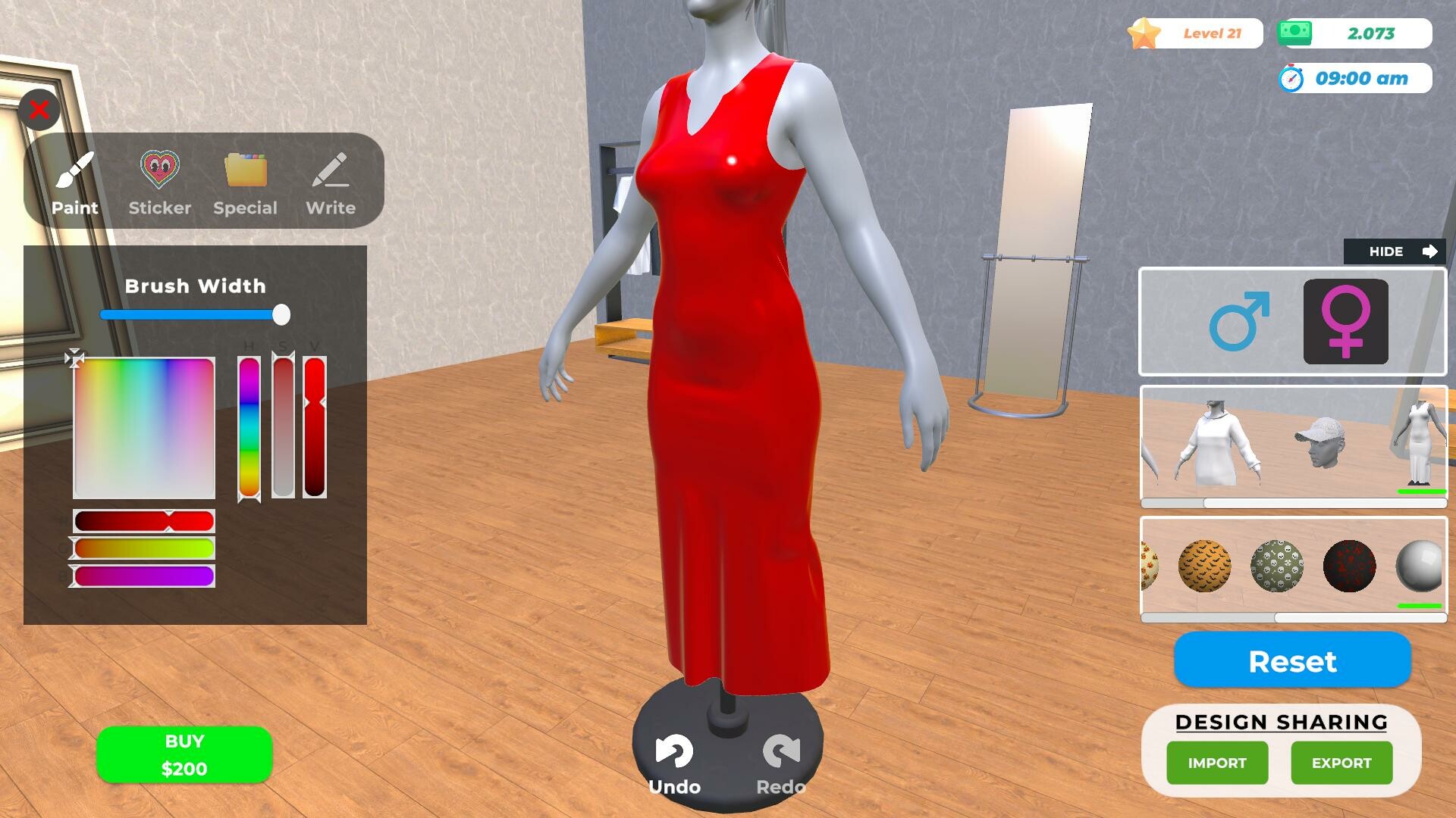 服饰店模拟/Clothing Store Simulator