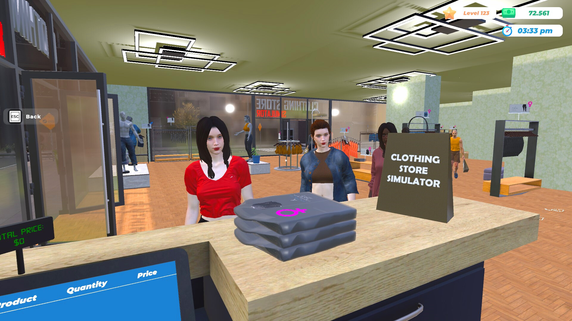 服饰店模拟/Clothing Store Simulator