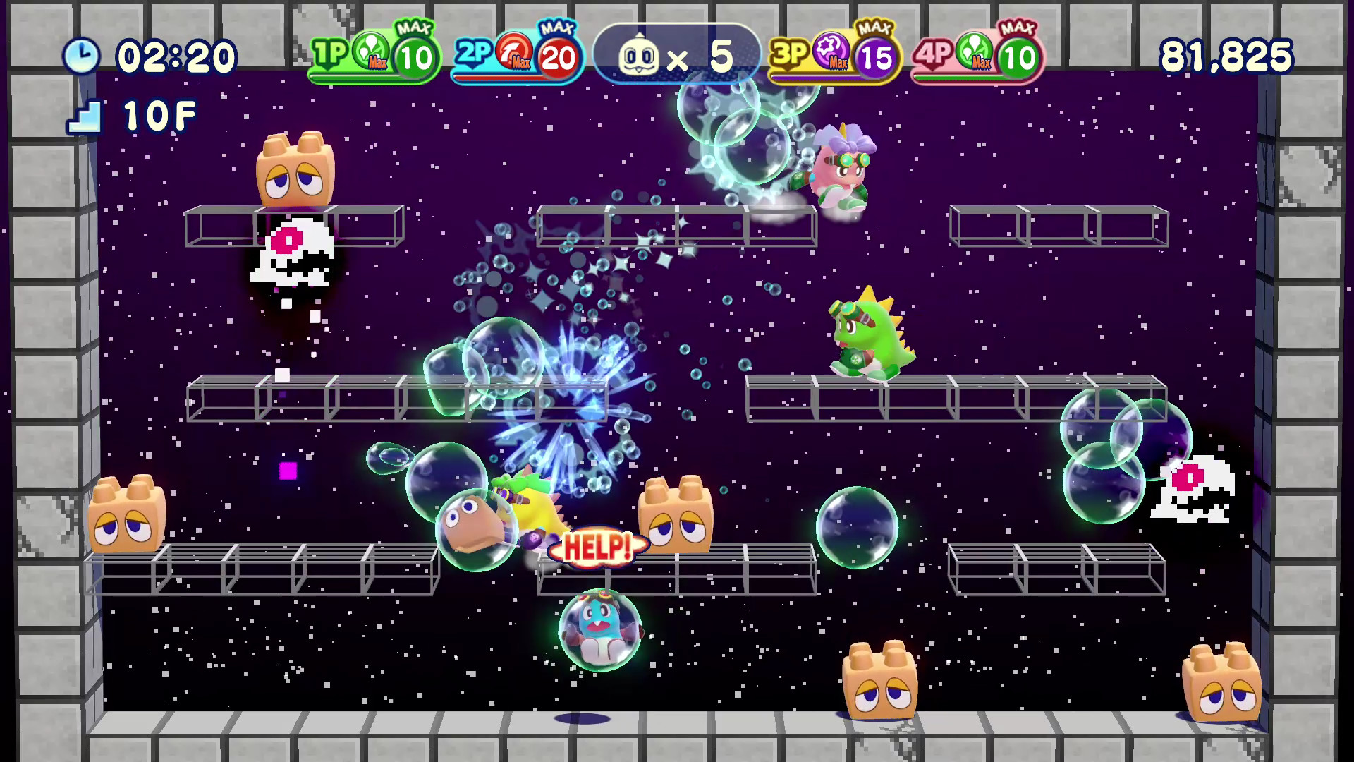 泡泡龙4伙伴 骷髅阿怪与工作坊/Bubble Bobble 4 Friends: The Baron's Workshop