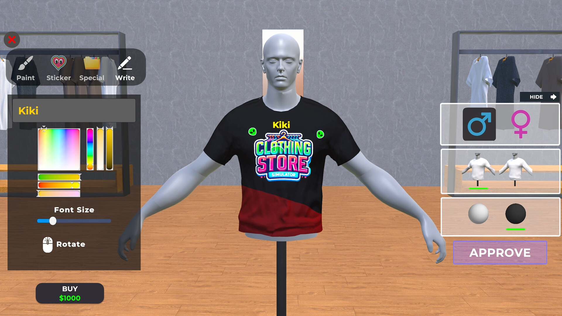 服饰店模拟/Clothing Store Simulator