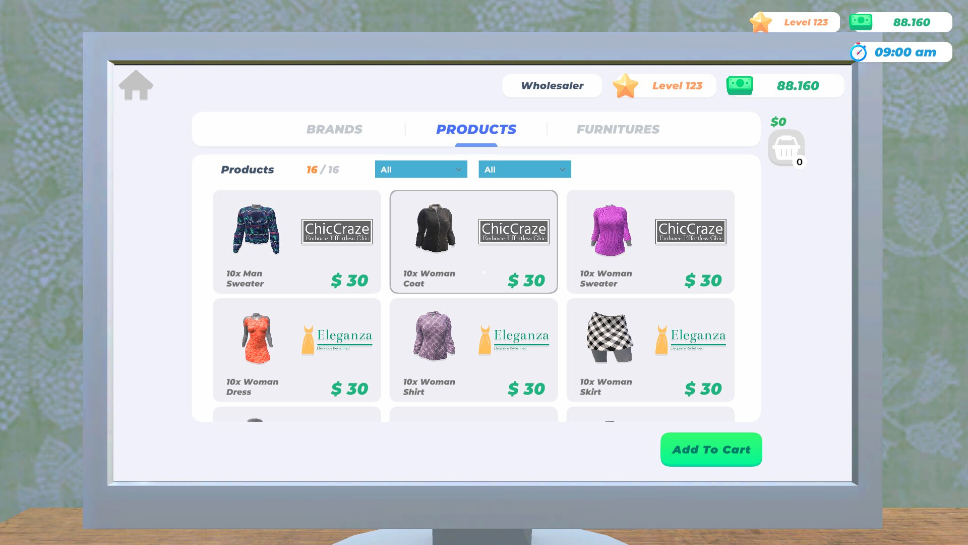 服饰店模拟/Clothing Store Simulator