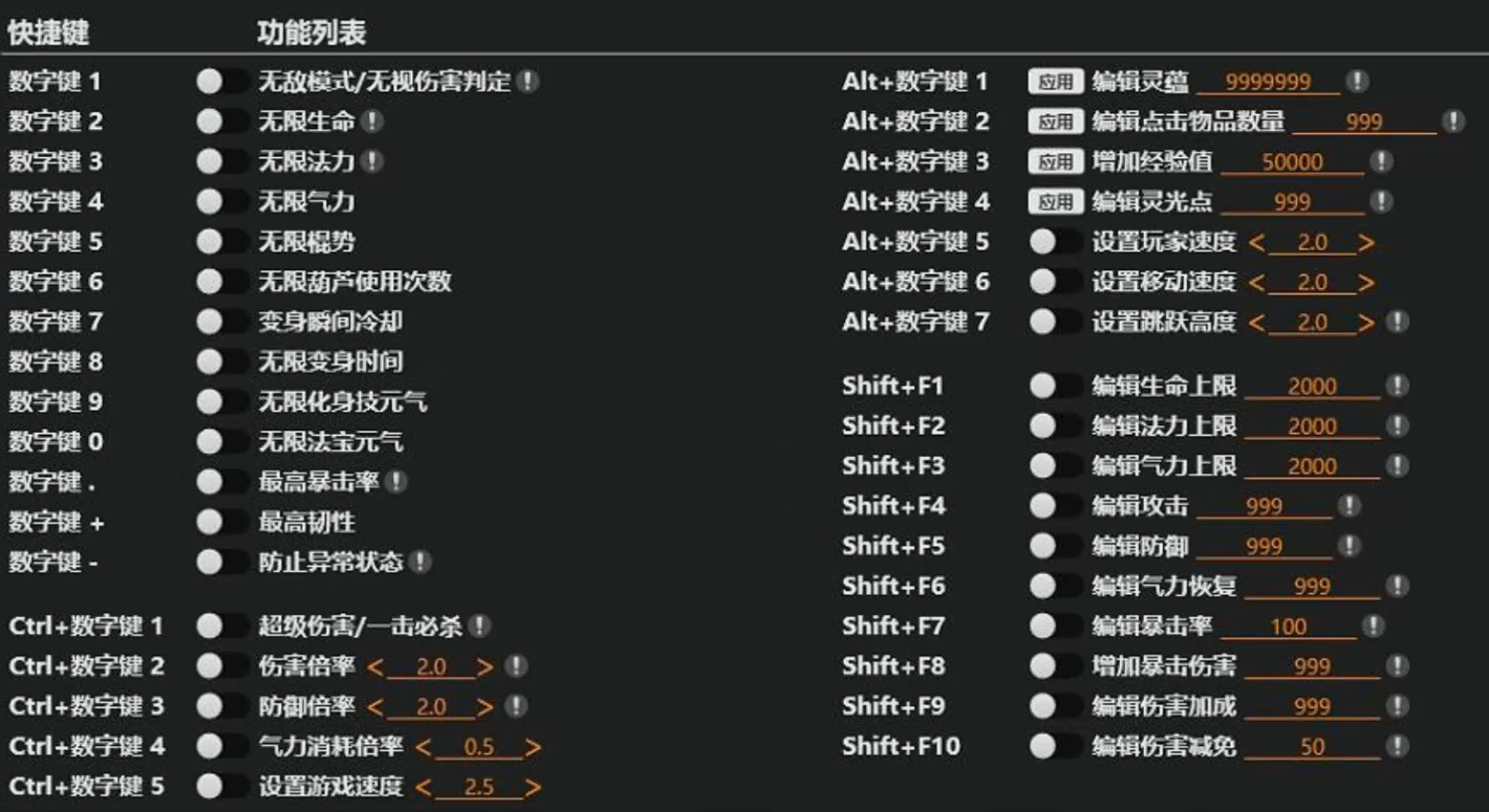 《黑神话：悟空》修改器