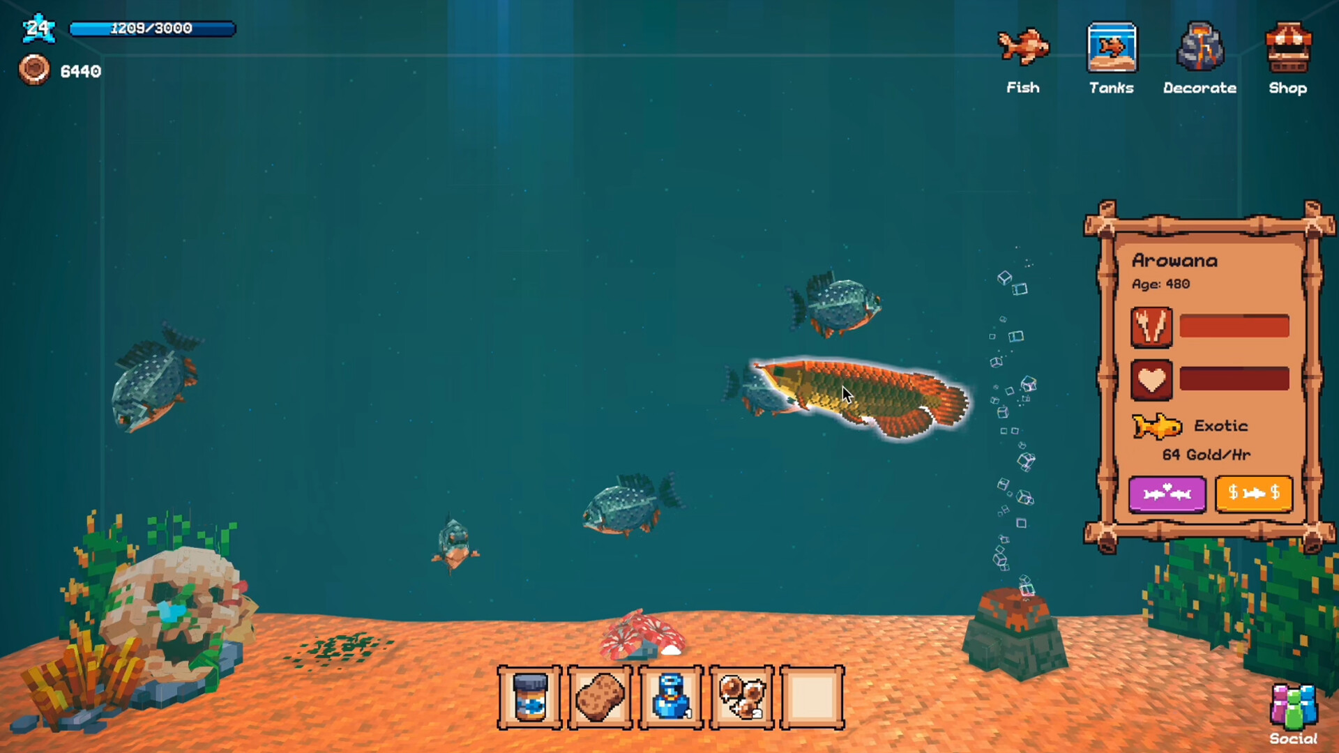 全球鱼友俱乐部：放置好时光/Tiny Aquarium